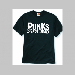 Punks not Dead pánske tričko 100 %bavlna značka Fruit of The Loom